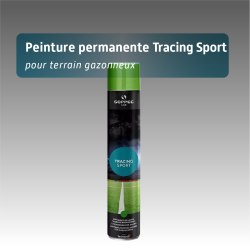 Bombe de marquage tracing sport peinture temporaire pour gazon - 3 à 6 mois - 6 coloris